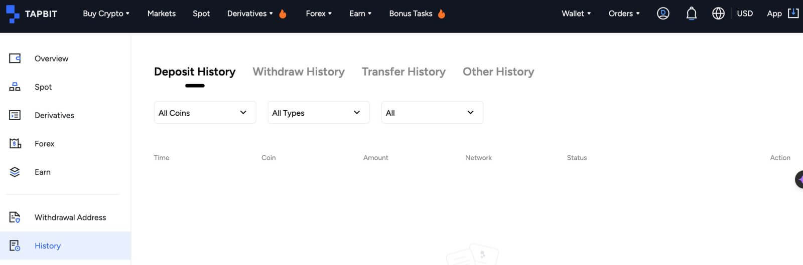 How to Deposit on Tapbit How to Deposit on Tapbit