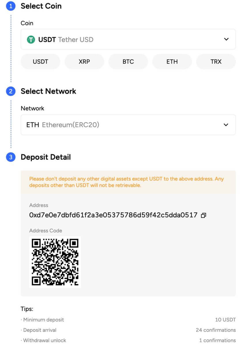 How to Deposit on Tapbit How to Deposit on Tapbit