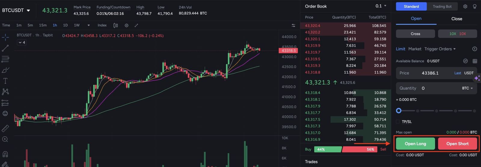 如何在 Tapbit 上进行期货交易 如何在 Tapbit 上进行期货交易