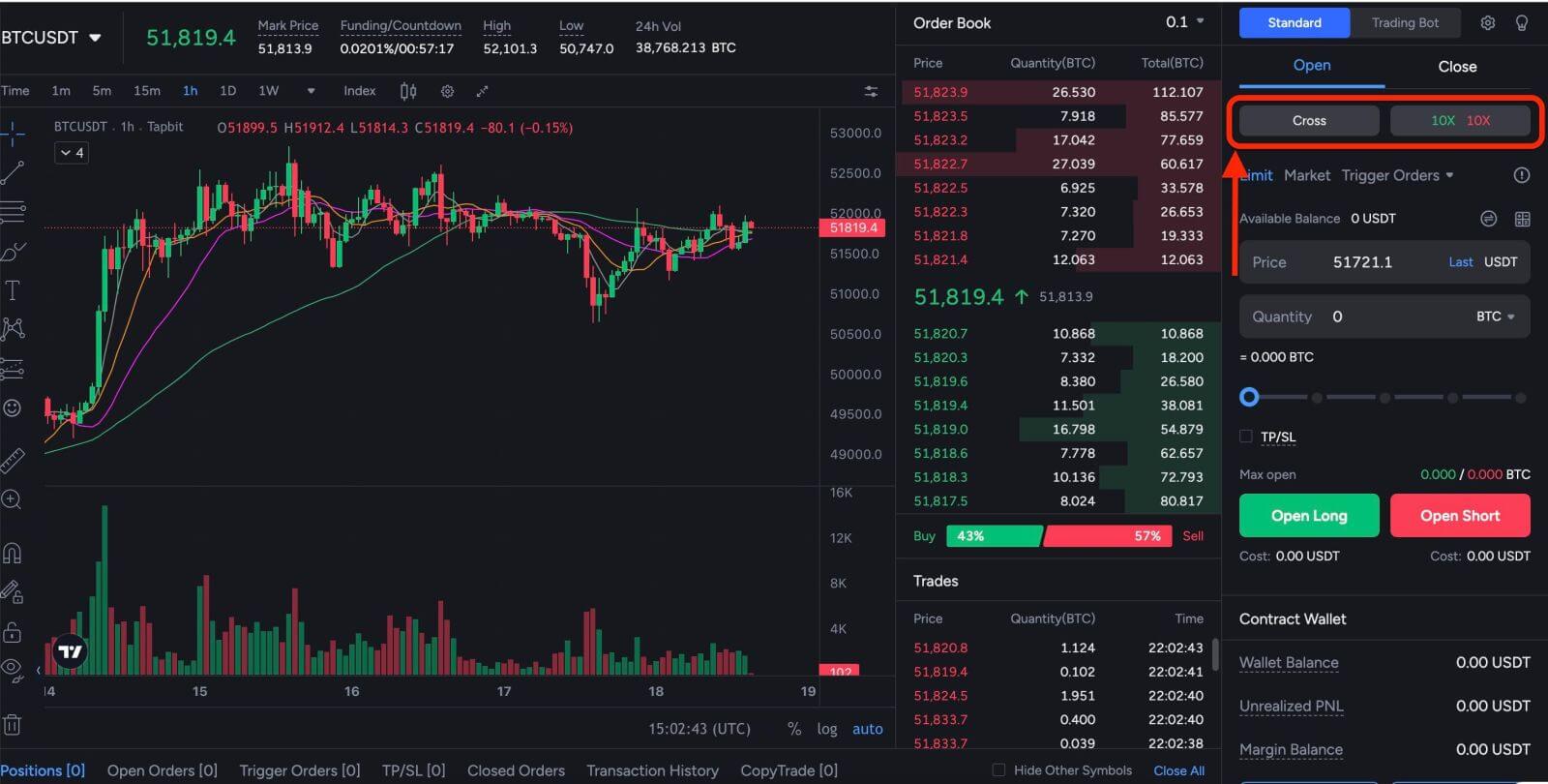 如何在 Tapbit 上进行期货交易 如何在 Tapbit 上进行期货交易