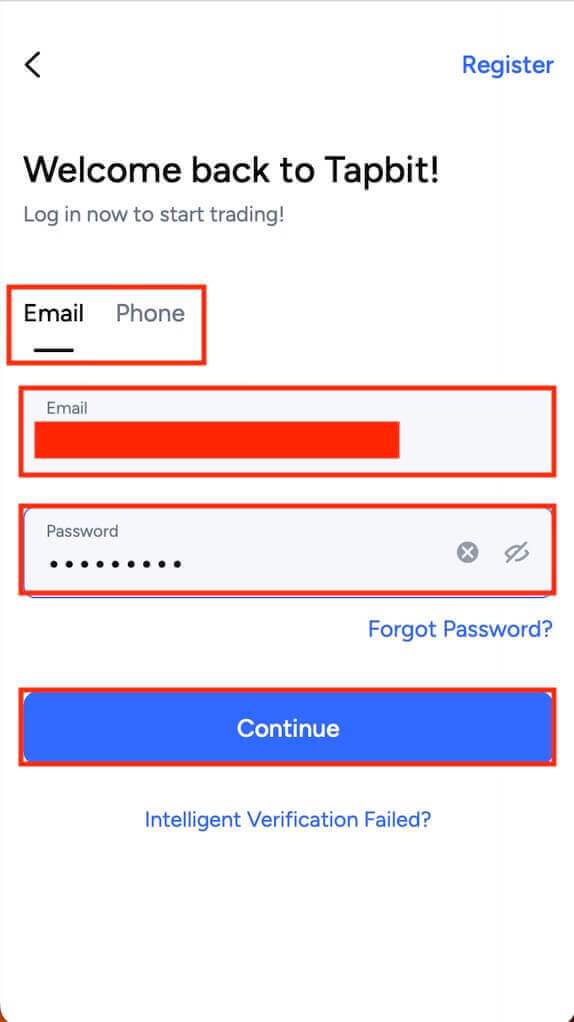 Tapbitのアカウント登録とログイン方法 Tapbitのアカウント登録とログイン方法