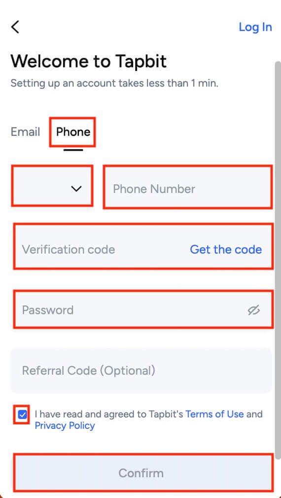 Tapbitのアカウント登録とログイン方法 Tapbitのアカウント登録とログイン方法