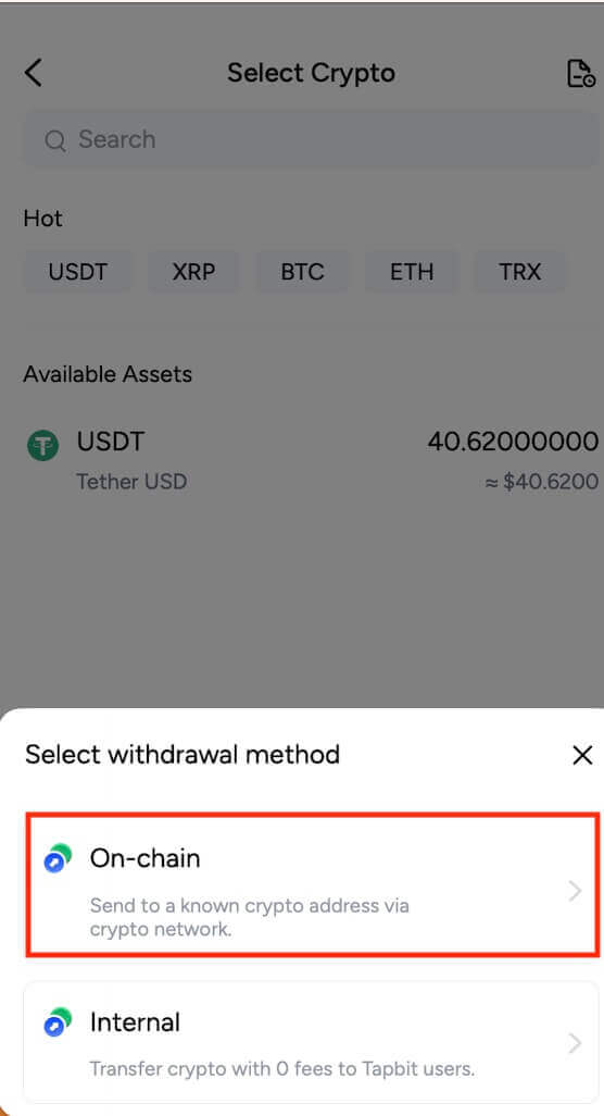 How to Withdraw from Tapbit How to Withdraw from Tapbit