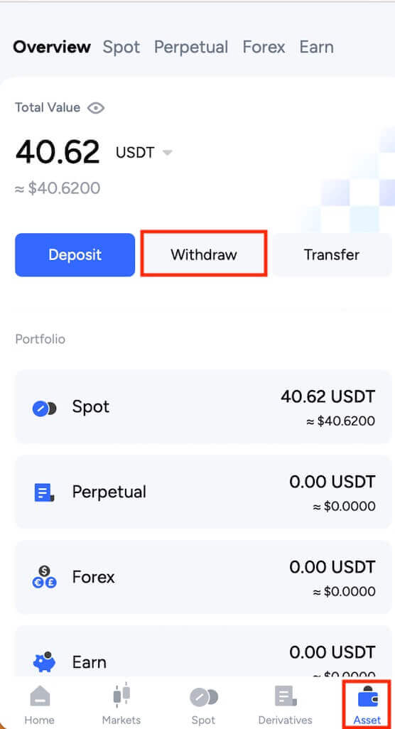 How to Withdraw from Tapbit How to Withdraw from Tapbit